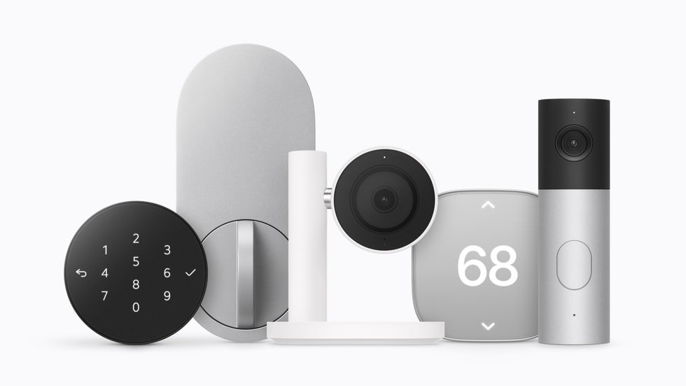 Gama Apple Home Collection: încuietoare cu tastatură, cameră de interior, termostat și sonerie video
