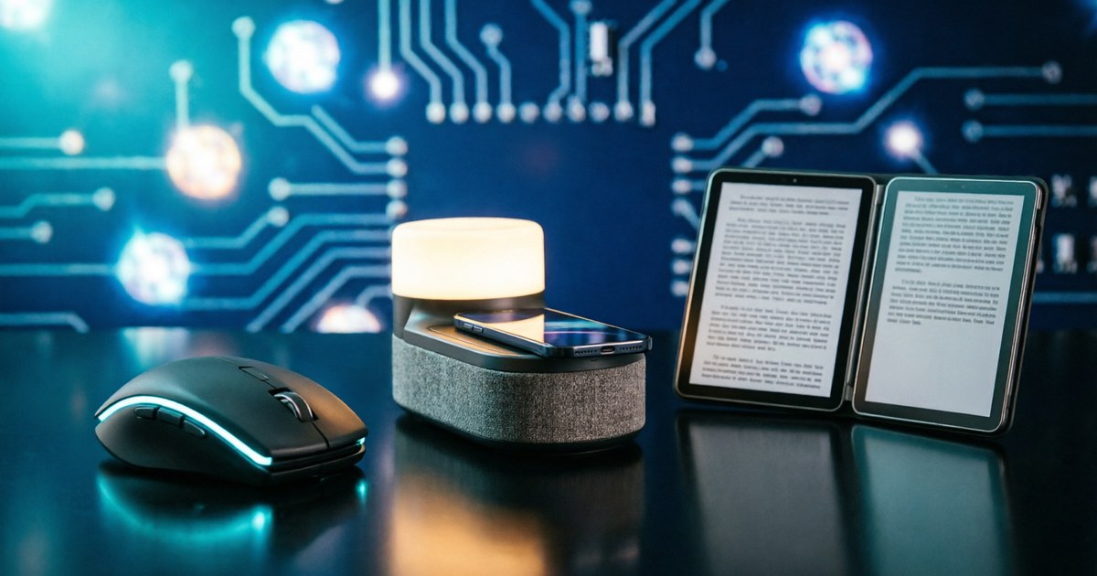 Mouse pliabil, noptieră 3-în-1 și tabletă cu două ecrane: cele mai ciudate gadget-uri din august 2026