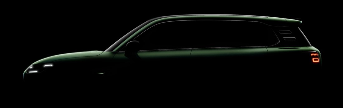 Leapmotor B03X, siluetă din profil, teaser oficial