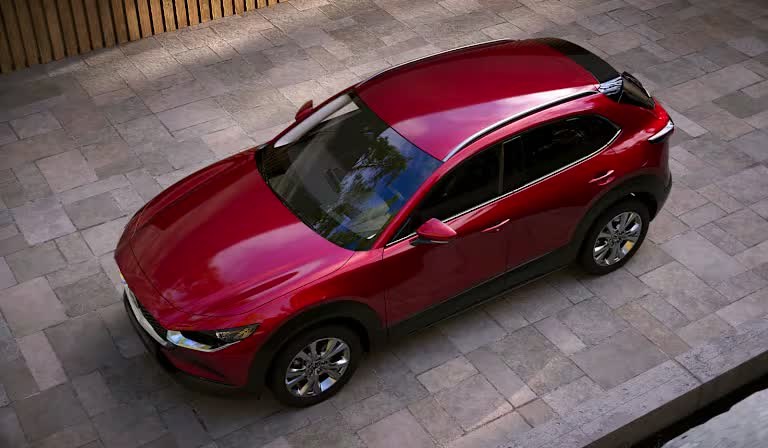 Mazda CX-30, vedere de sus