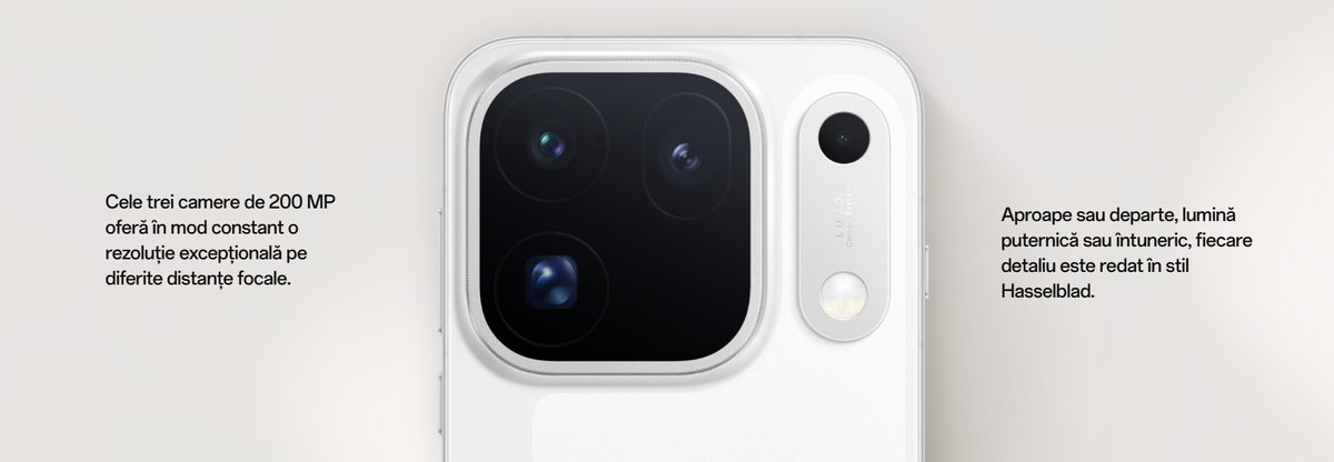 Modulul de camere al lui Oppo Find X10 Pro Max, cu trei camere de 200 MP și senzorul multispectral alături
