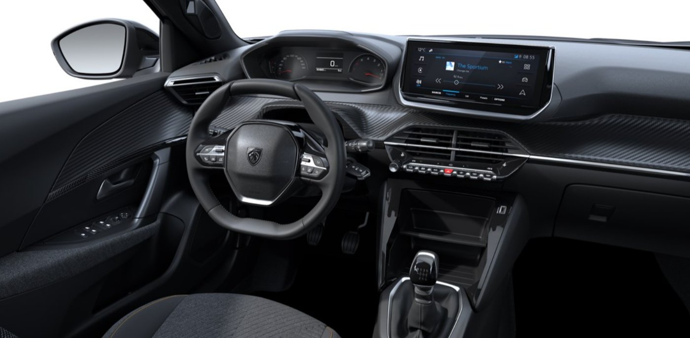 Interiorul Peugeot 2008, cu 3D i-Cockpit și ecran central tactil