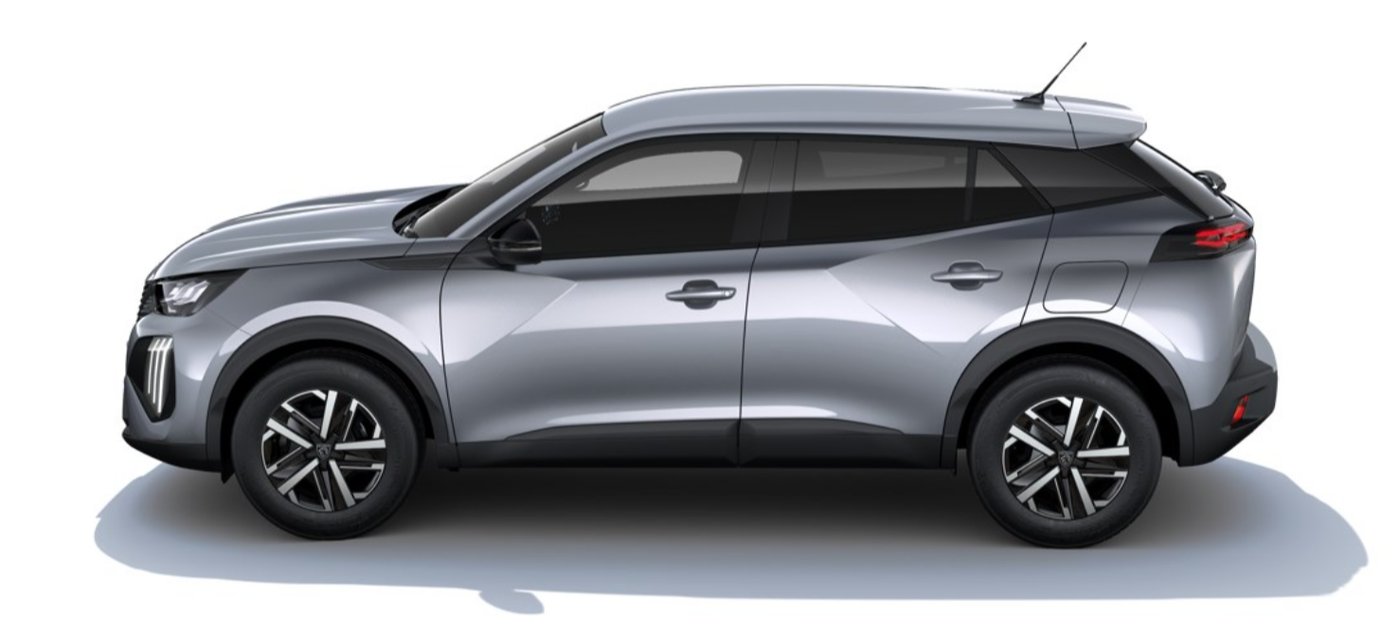 Peugeot 2008 facelift din profil