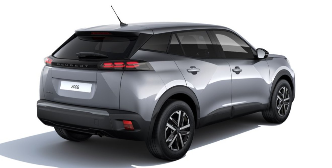 Peugeot 2008 facelift, vedere din spate 3/4
