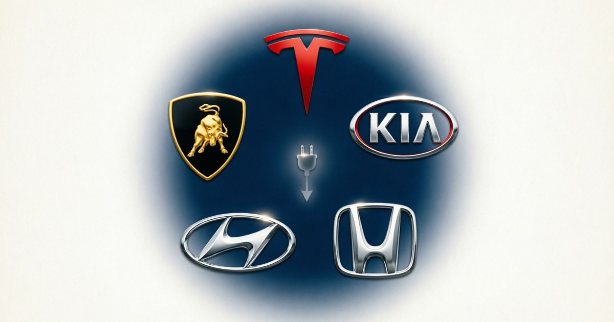 Honda, Hyundai, Kia, Lamborghini și Tesla taie programe electrice — amortizări de aproape 70 de miliarde de dolari