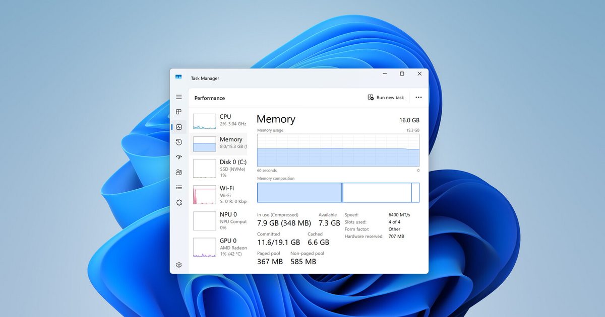 Windows 11 consumă mai puțină memorie RAM după actualizarea 26H2: până la 2 GB economie, de ce o face Microsoft acum și ce poți face pe un PC cu 8 GB